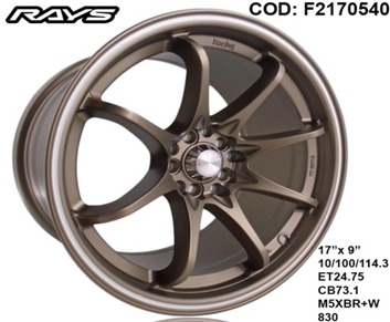 AROS # 17X9 10X100-114 ET24.75 M5XBR-W 830